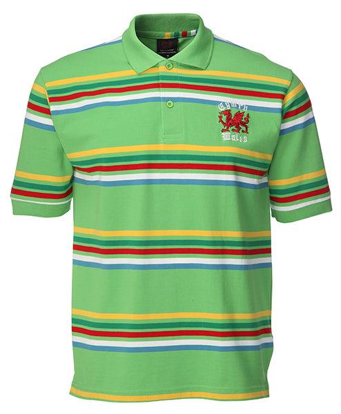 Yarn Dyed Green Polo Shirt