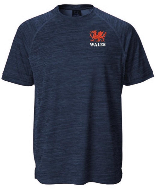 Wales Cymru 'Lewis Antique' Navy T Shirt