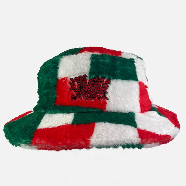 Wales Tri Fleece Patchwork Bucket Hat