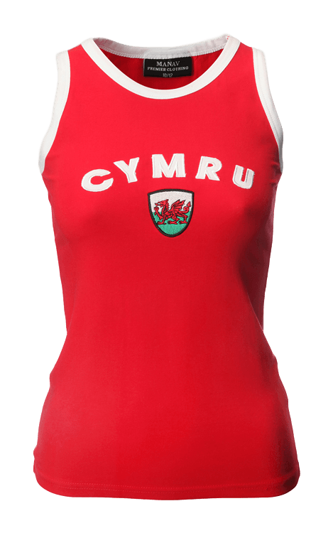Wales Cymru Womens 'CYMRU' Vest