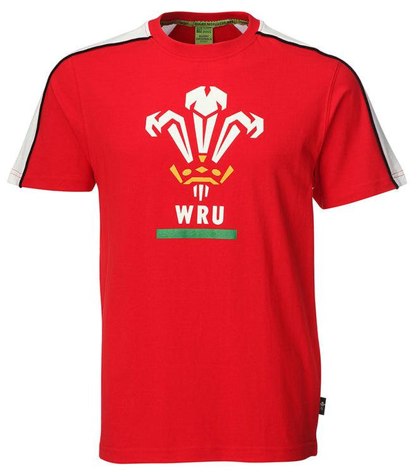 Official WRU Mens Wales Printed T Shirt
