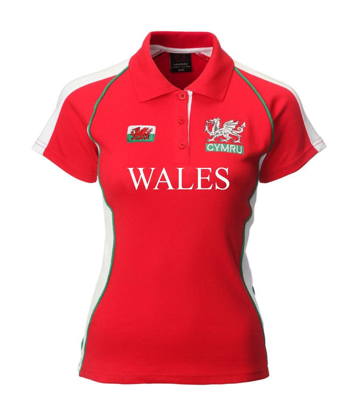 Womens Fashion Wales Rugby Shirt (Printed)