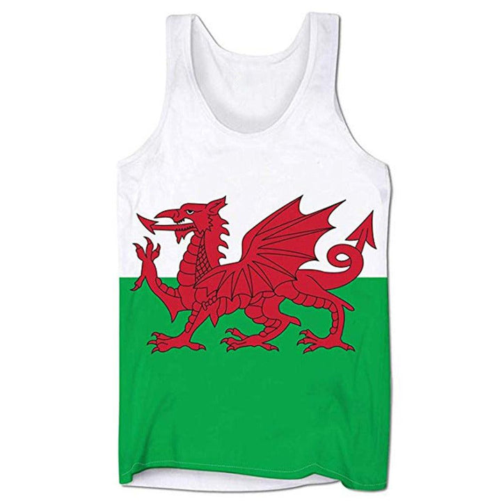 Welsh Wales Flag Unisex Vest