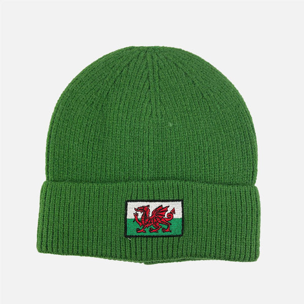 Wales Flag Green Ski Hat