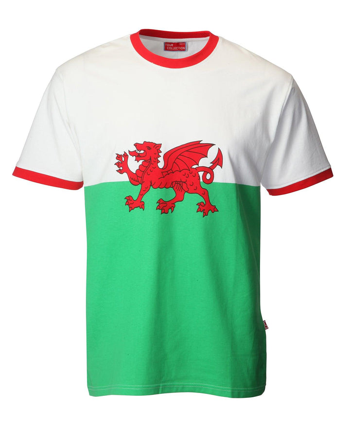 Tour Collection Welsh Wales Flag T-Shirt