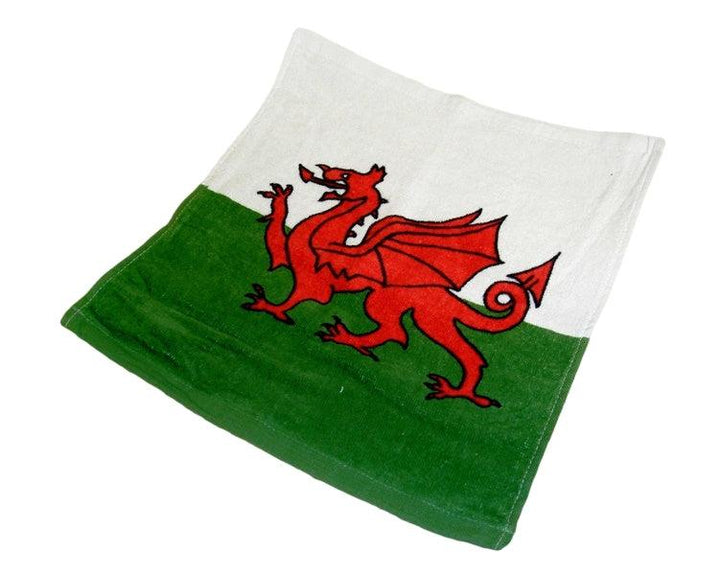 Welsh Wales Flag Facecloth