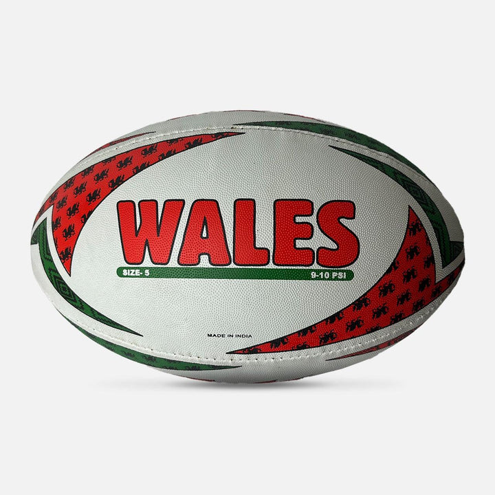 Wales Cymru Dragon Print Rugby Ball